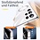 oTronica oTronica Hoesje aanstellen voor Samsung Galaxy S22 Ultra met Magnetisch Ring en Camera Lensbeschermer - backcover – Transparant/Zwart