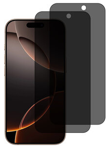 oTronica Privacy Screen protector Geschikt voor iPhone 16 Pro screenprotectors Privacy - 2 Stuks