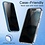 oTronica Privacy Screen protector Geschikt voor iPhone 16 Pro Max - Full screen protector tempered glass van gehard glas