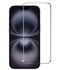 Ntech Tempered glass Geschikt voor iPhone 16 Plus Screenprotector