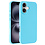 Ntech Hoesje Geschikt voor iPhone 16 Plus – Zacht siliconen liquid backcover – Licht Blauw