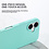 Ntech Hoesje Geschikt voor iPhone 16 Plus – Zacht siliconen liquid backcover – Mint Groen