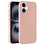 Ntech Hoesje Geschikt voor iPhone 16 Plus – Zacht siliconen liquid backcover – Pink Sand