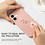 Ntech Hoesje Geschikt voor iPhone 16 Plus – Zacht siliconen liquid backcover – Pink Sand