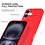 Ntech Hoesje Geschikt voor iPhone 16 Plus – Zacht siliconen liquid backcover – Rood