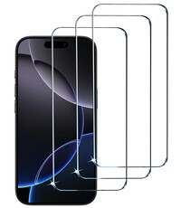 Ntech Tempered glass Geschikt voor iPhone 16 Pro Max Screenprotectors - 3 Stuks