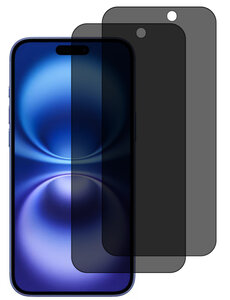 oTronica Privacy Screen protector Geschikt voor iPhone 16 screenprotectors Privacy - 2 Stuks
