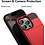 Ntech  Hoesje Geschikt voor iPhone 16 Pro Max Hoesje Rood - shockproof Backcover met pasjeshouder  - Ruimte voor 2 pasjes