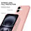 Ntech Hoesje Geschikt voor iPhone 16 – Zacht siliconen liquid backcover – Pink Sand