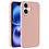 Ntech Hoesje Geschikt voor iPhone 16 – Zacht siliconen liquid backcover – Pink Sand