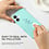 Ntech Hoesje Geschikt voor iPhone 16 – Zacht siliconen liquid backcover – Mint Groen