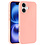 Ntech Hoesje Geschikt voor iPhone 16 – Zacht siliconen liquid backcover – Licht Roze