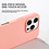 Ntech Hoesje Geschikt voor iPhone 16 Pro – Zacht siliconen liquid backcover – Licht Roze