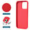 Ntech Hoesje Geschikt voor iPhone 16 Pro – Zacht siliconen liquid backcover – Rood