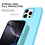 Ntech Hoesje Geschikt voor iPhone 16 Pro Max – Zacht siliconen liquid backcover – Licht Blauw