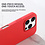 Ntech Hoesje Geschikt voor iPhone 16 Pro Max – Zacht siliconen liquid backcover – Rood