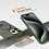 Ntech Hoesje Geschikt voor iPhone 14 Magsafe hoesje Groen - Mat Transparant hard case - Magnetic Ring Houder hoesje