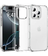 Ntech Hoesje geschikt voor iPhone 16 Pro shockproof – Transparant