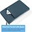 Ntech Hoes Geschikt voor Macbook Air M3 hoes Sleeve Spatwater proof Navy - Macbook Air 13.6 inch Hoes 2024 2022  met handvat & ruimte voor accessoires