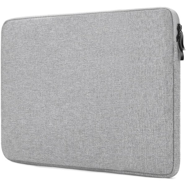 Ntech Hoes Geschikt voor Macbook Air M3 hoes Sleeve Spatwater proof Grijs - Macbook Air 13.6 inch Hoes 2024 2022  met handvat & ruimte voor accessoires