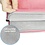 Ntech Hoes Geschikt voor Macbook Air M3 hoes Sleeve Spatwater proof Licht Roze - Macbook Air 13.6 inch Hoes 2024 2022  met handvat & ruimte voor accessoires