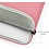 Ntech Hoes Geschikt voor Macbook Air M3 hoes Sleeve Spatwater proof Licht Roze - Macbook Air 13.6 inch Hoes 2024 2022  met handvat & ruimte voor accessoires
