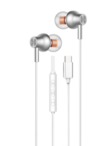 oTronica Oortjes met Draad USB C Wit 729 Geschikt voor Samsung en iPhone 16 / 16 Pro / 16 Pro Max