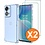 Ntech Hoesje geschikt voor OnePlus N30 Hoesje transparant - Anti Shock silicone hoesje OnePlus N30 case met 2 Pack Screenprotector tempered glass voor OnePlus N30
