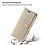 Ntech Hoesje geschikt voor Samsung Galaxy A06 hoesje bookcase Goud - Met screenprotector tempered glass voor Galaxy A06 4G - 2x