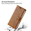 Ntech Hoesje geschikt voor Samsung Galaxy A06 hoesje bookcase Bruin - Met screenprotector tempered glass voor Galaxy A06 4G - 2x
