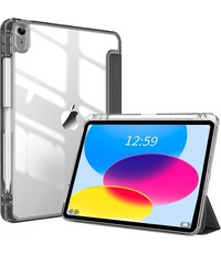 Ntech Hoes geschikt voor iPad 11 (2025) A16 11th Generation hoes Zwart