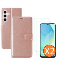 Ntech Hoesje geschikt voor Samsung Galaxy A16 4G / 5G hoesje Rose Goud