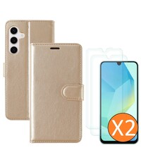Ntech Hoesje geschikt voor Samsung Galaxy A16 4G / 5G hoesje Goud