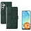 Ntech Hoesje geschikt voor Samsung Galaxy A16 4G / 5G hoesje Groen pasjeshouder telefoon hoes - Met screenprotector tempered glass voor Galaxy A16 4G / 5G - 2x