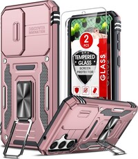 Ntech Hoesje Geschikt voor Samsung Galaxy S24 FE hoesje backcover Rose Goud