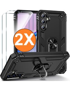 Ntech Hoesje Geschikt voor Samsung Galaxy A16 4G / 5G Hoesje Zwart