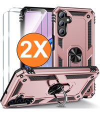 Ntech Hoesje Geschikt voor Samsung Galaxy A16 4G / 5G Hoesje Rose Goud