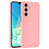 Ntech Hoesje geschikt voor Samsung Galaxy A16 4G / 5G Hoesje siliconen Licht Roze zacht siliconen hoesje TPU - met Samsung A16 4G / 5G Screenprotector - 2 stuks