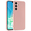 Ntech Hoesje geschikt voor Samsung Galaxy A16 4G / 5G Hoesje siliconen Pink Sand zacht siliconen hoesje TPU - met Samsung A16 4G / 5G Screenprotector - 2 stuks