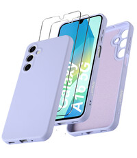 Ntech Hoesje geschikt voor Samsung Galaxy A16 4G / 5G Hoesje siliconen Lila