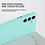 Ntech Hoesje geschikt voor Samsung Galaxy A16 4G / 5G Hoesje siliconen Mint Groen zacht siliconen hoesje TPU - met Samsung A16 4G / 5G Screenprotector - 2 stuks