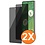 Ntech Privacy Geschikt voor Google Pixel 6A screenprotector Privacy - 2 Stuks - Full screen protector tempered glass Pixel 6a