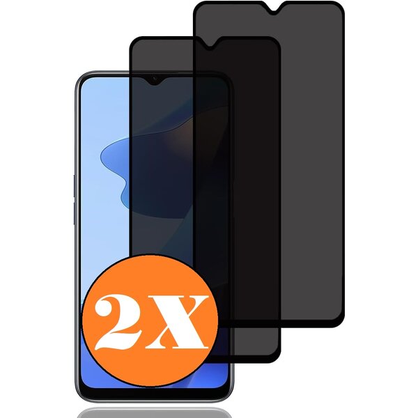 Ntech Privacy Geschikt voor Samsung A16 4G / 5G screenprotector Privacy glass - 2 Stuks - Full screen protector tempered glass Galaxy A16 4G / 5G