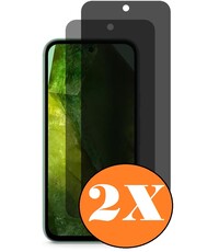 Ntech Privacy Geschikt voor Google Pixel 8a screenprotector Privacy glass