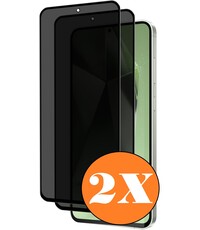Ntech Privacy Geschikt voor Samsung S24 FE screenprotector Privacy glass - 2 Stuks