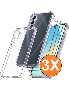 Ntech Hoesje geschikt voor Samsung A16 4G / 5G transparant Silicone hoesje