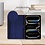 Ntech Hoes geschikt voor iPad Pro 11 inch M5 2025/M4 2024 hoes Donker Blauw - iPad pro 2025 hoes M5 hoes 360° draaibare Bookcase