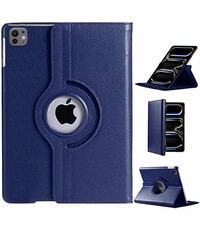Ntech Hoes geschikt voor iPad Pro 11 inch M5 2025/M4 2024 hoes Donker Blauw