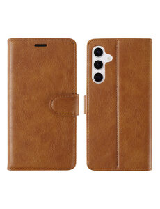 Ntech Samsung Galaxy A16 Hoesje met Pasjeshouder – bookcase Portemonnee – Bruin