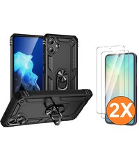 Ntech Hoesje Geschikt voor Samsung Galaxy A06 Hoesje Zwart